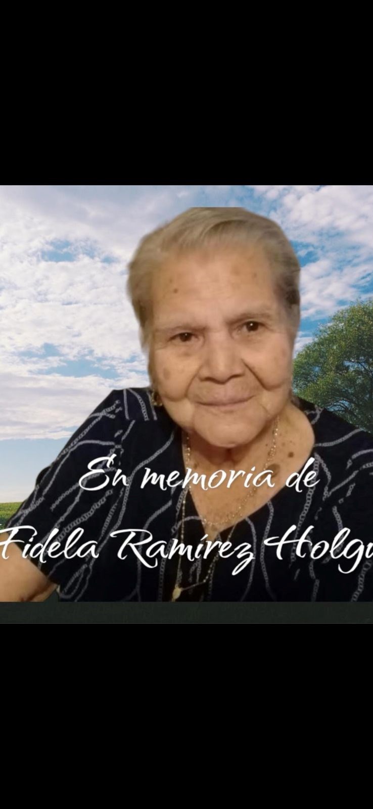 Obituario de Fidela R Holguin
