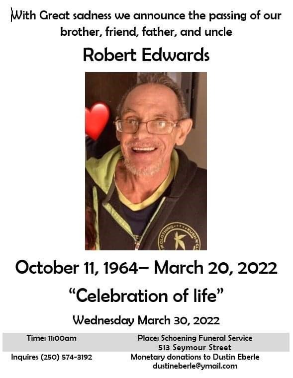 Obituary of Robert John Edwards