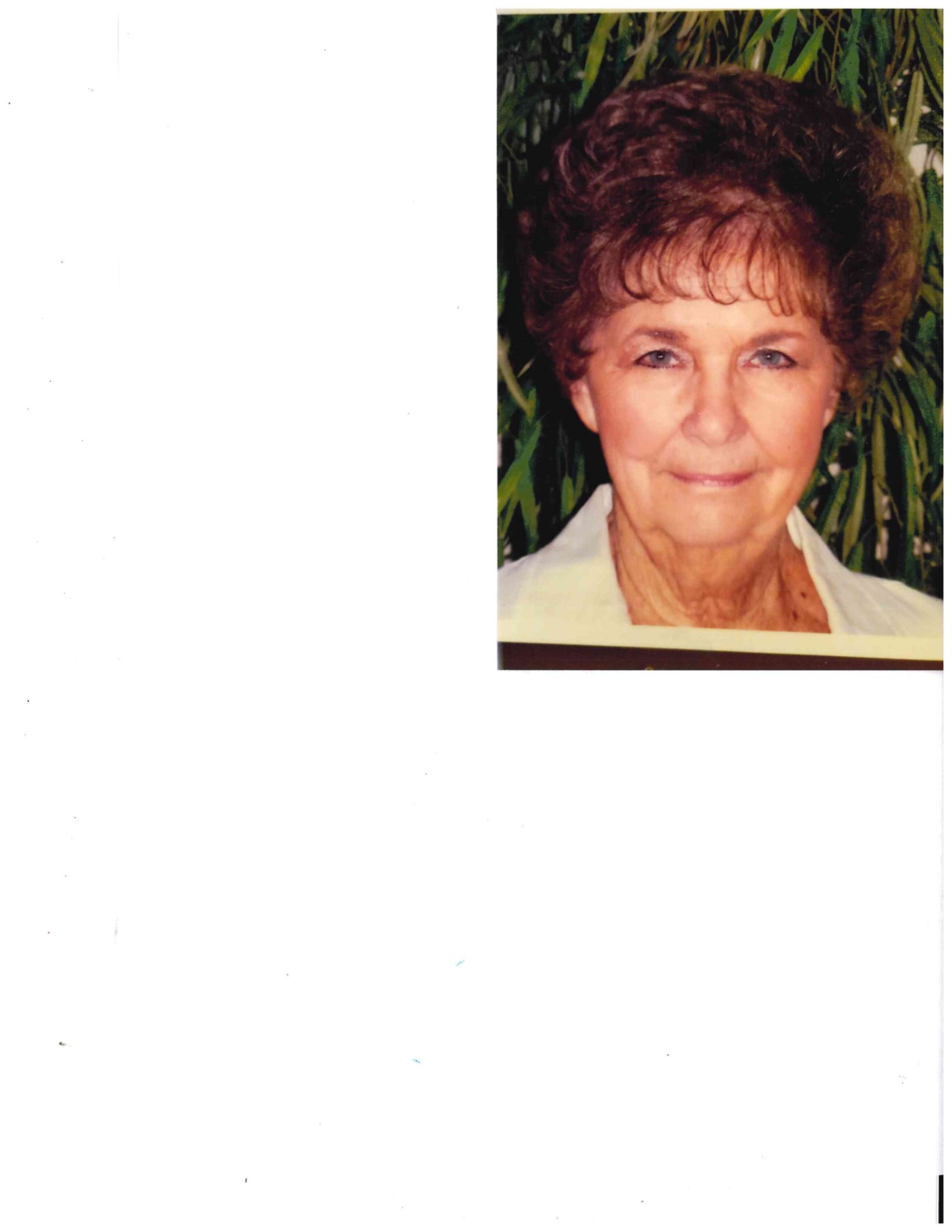 Avis de décès de Mary Faye Larson