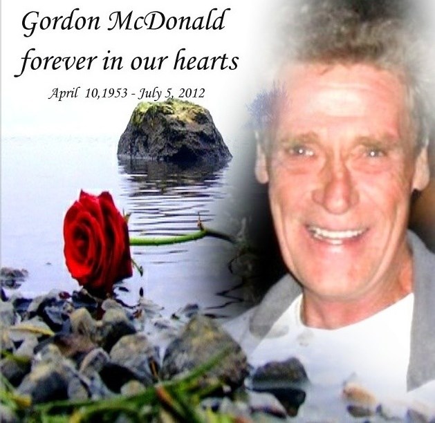 Obituary of Gordon Dennis McDonald