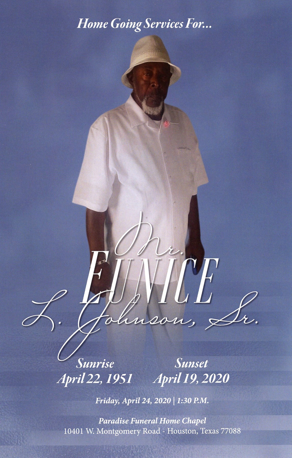 Obituary of Eunice Lee Johnson Sr.