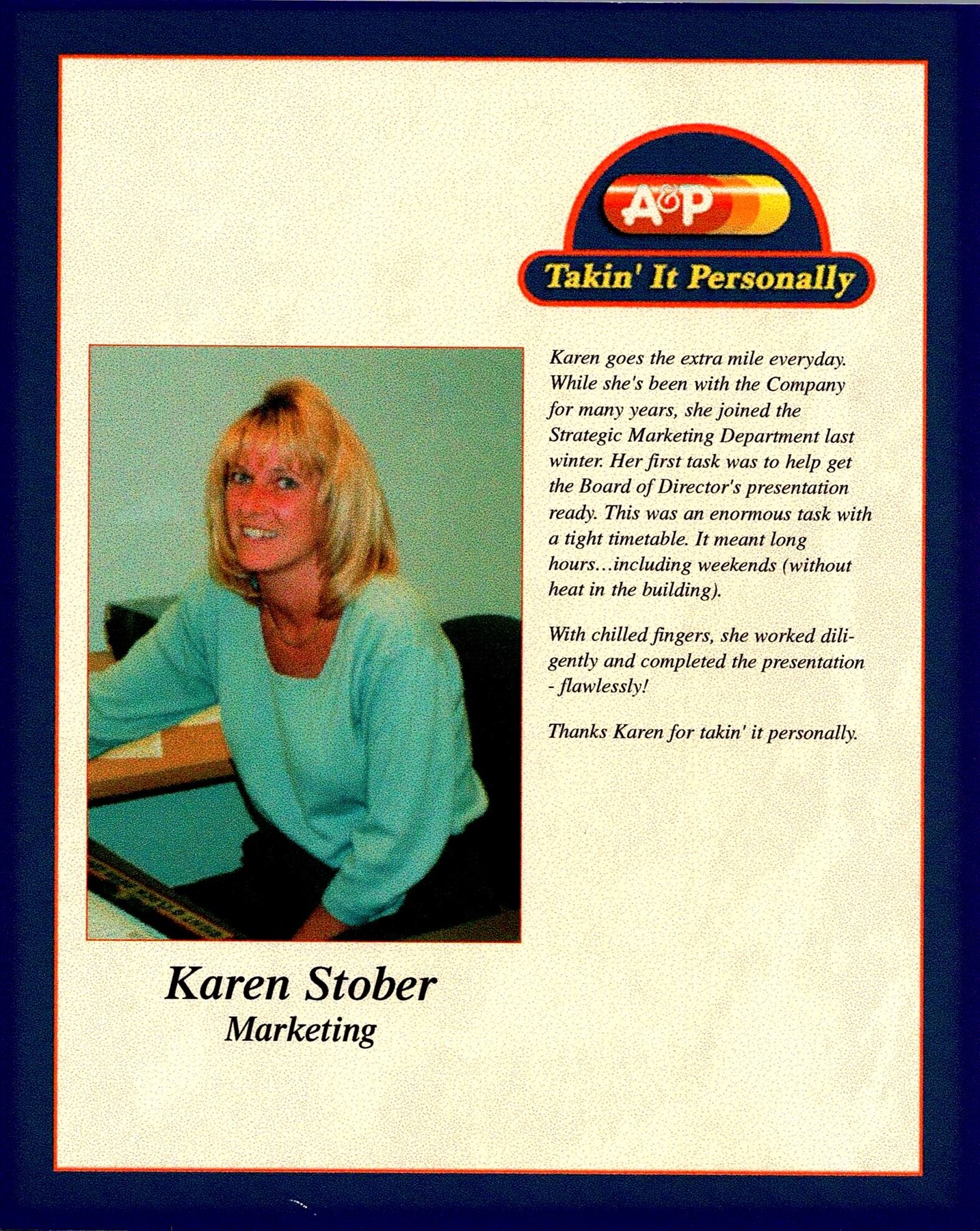 Obituary of Karen Elizabeth Stober