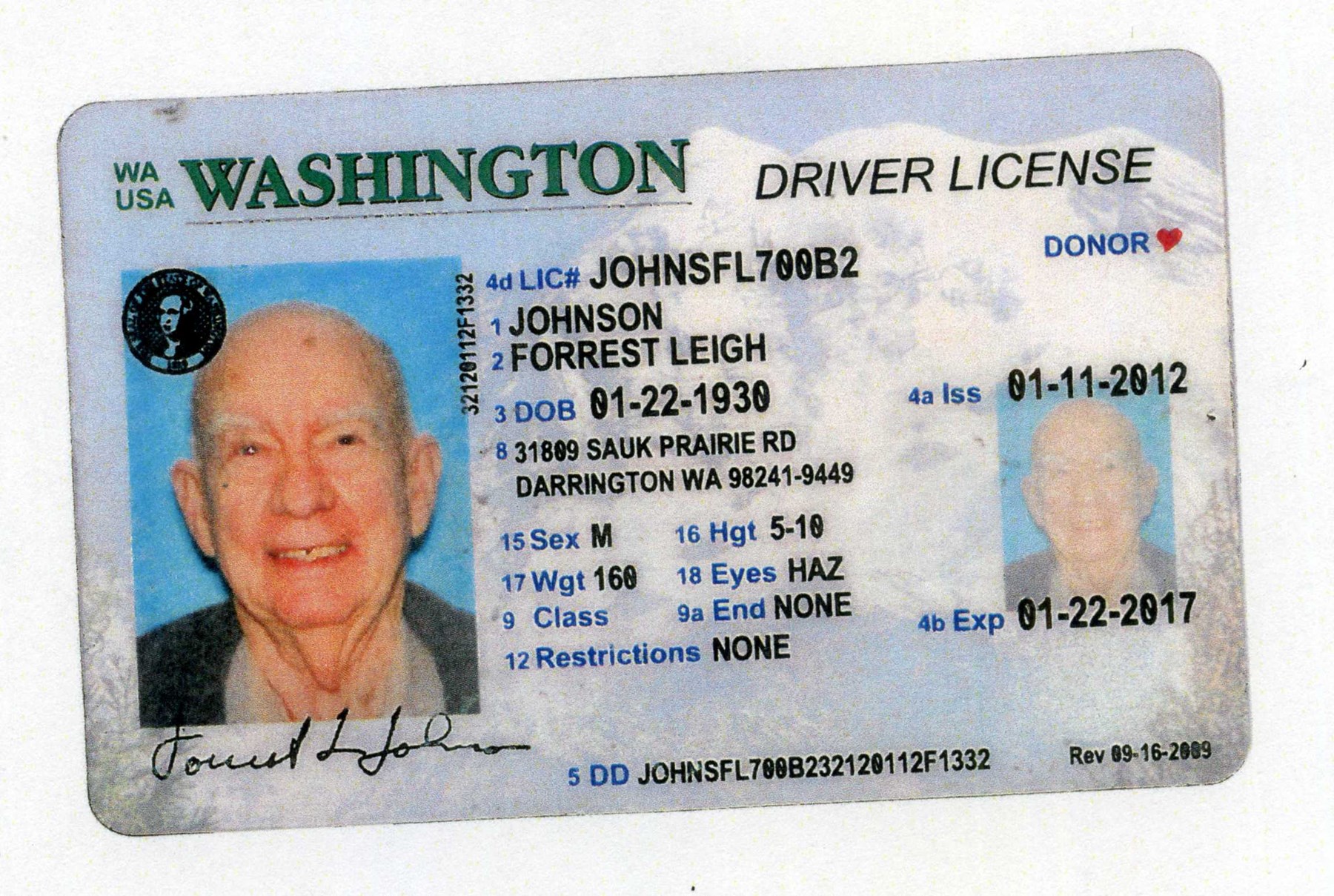 Obituary of Forrest Leigh Johnson