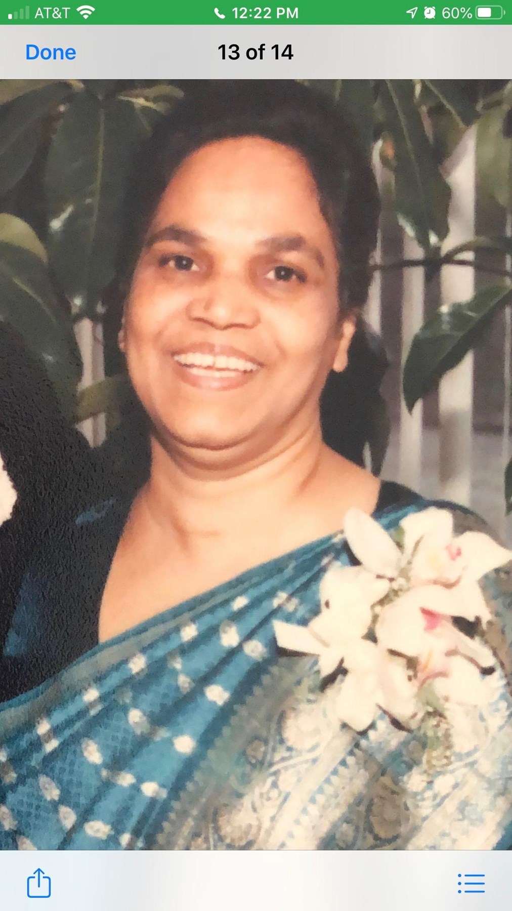 Obituary of Annamma James