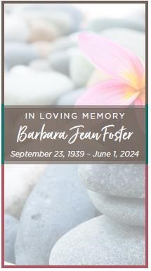 Obituary of Barbara Jean Foster