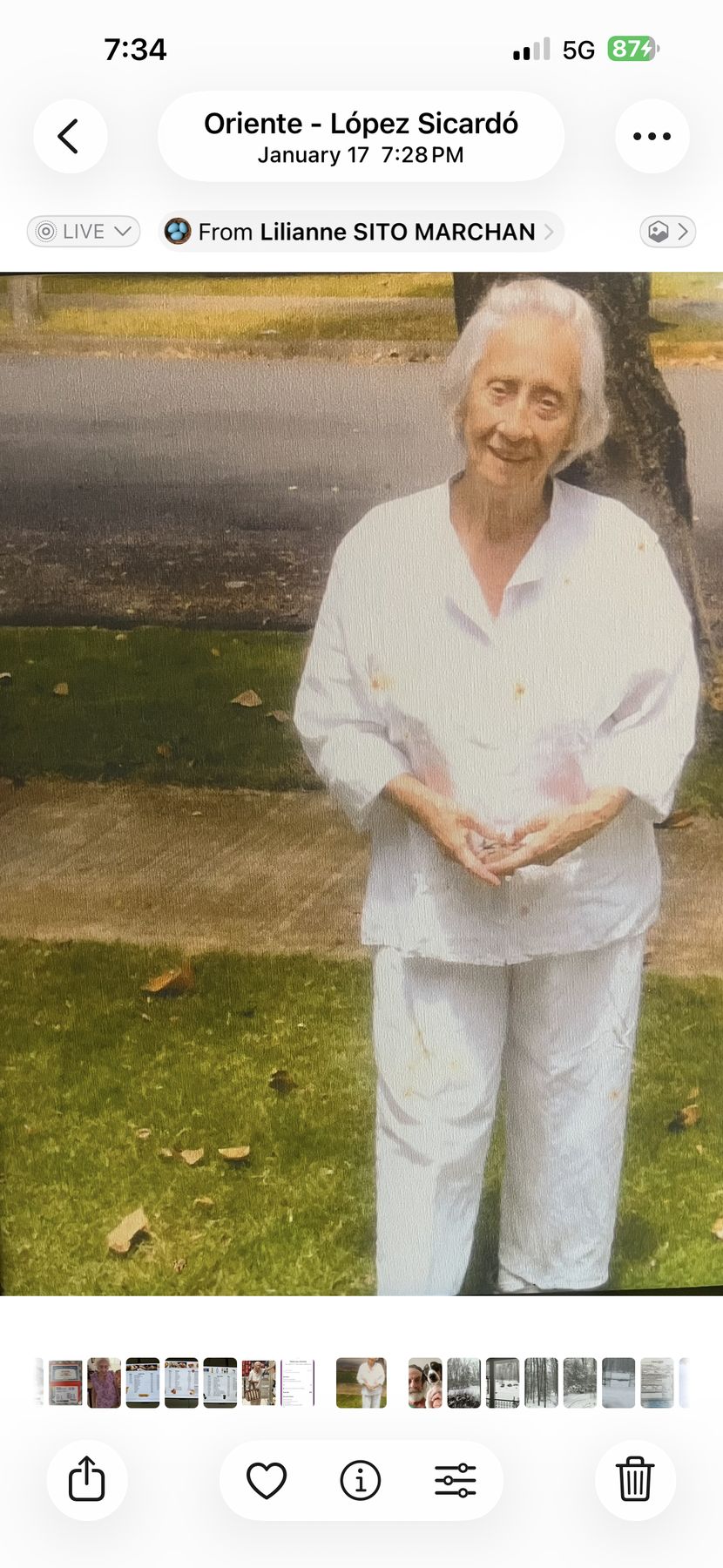 Obituary of Lilianne Pérez Marchand Bartolomei