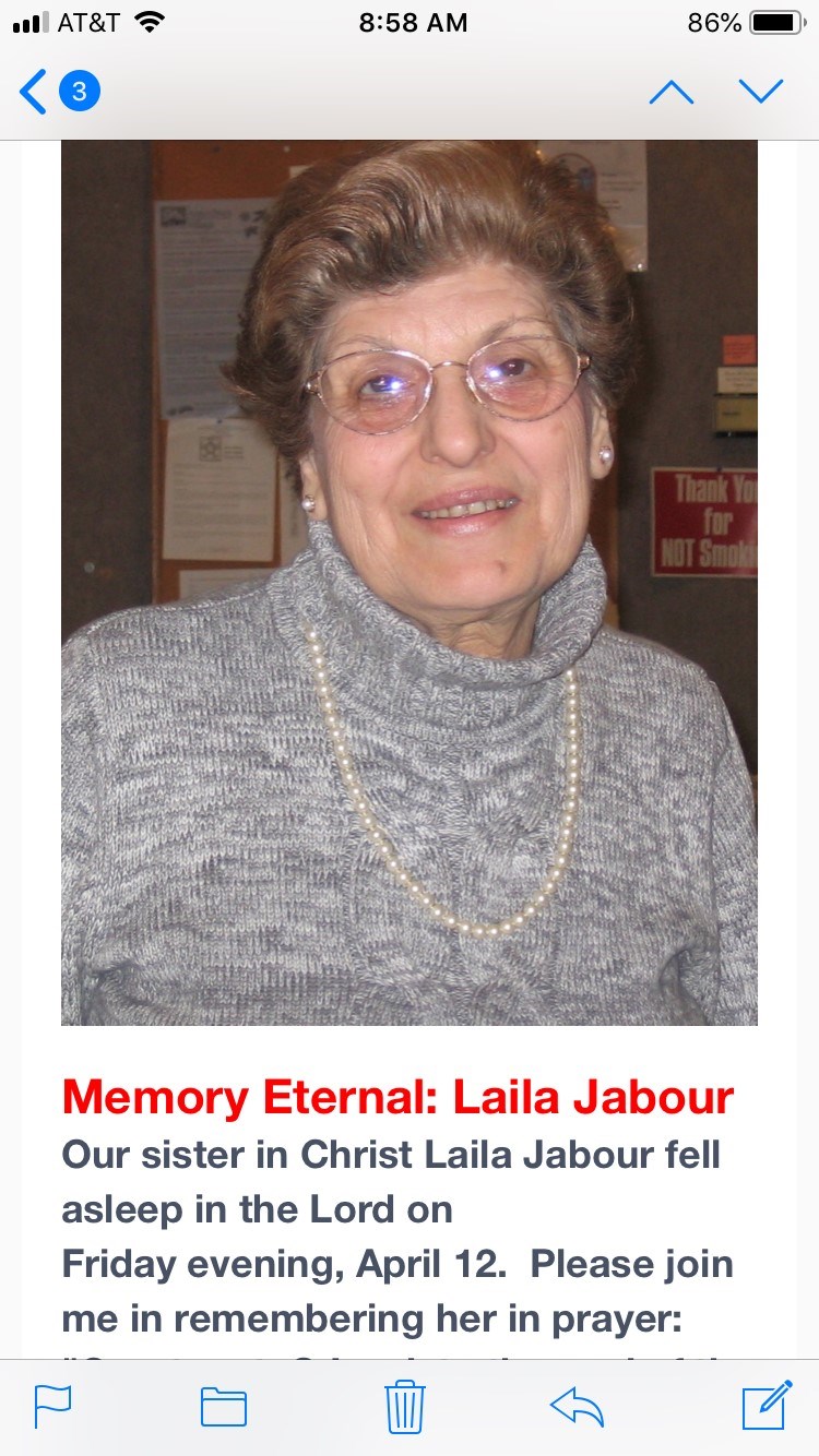 Obituary of Laila W. Jabour