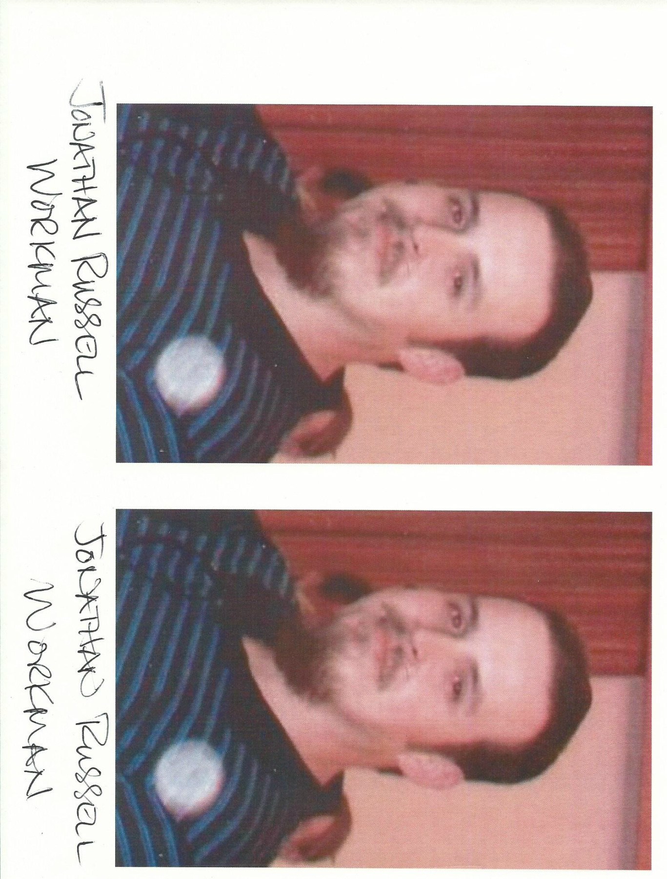 Obituary of Jonathan Russell Workman