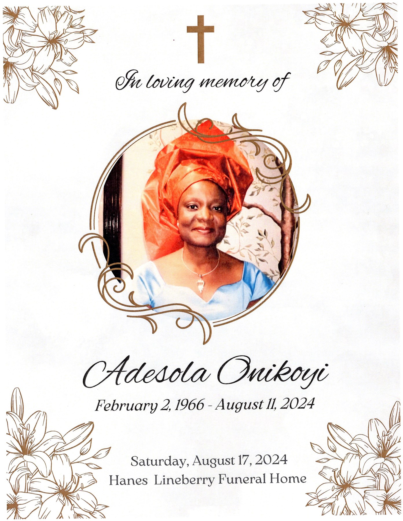 Obituary of Adesola Onikoyi