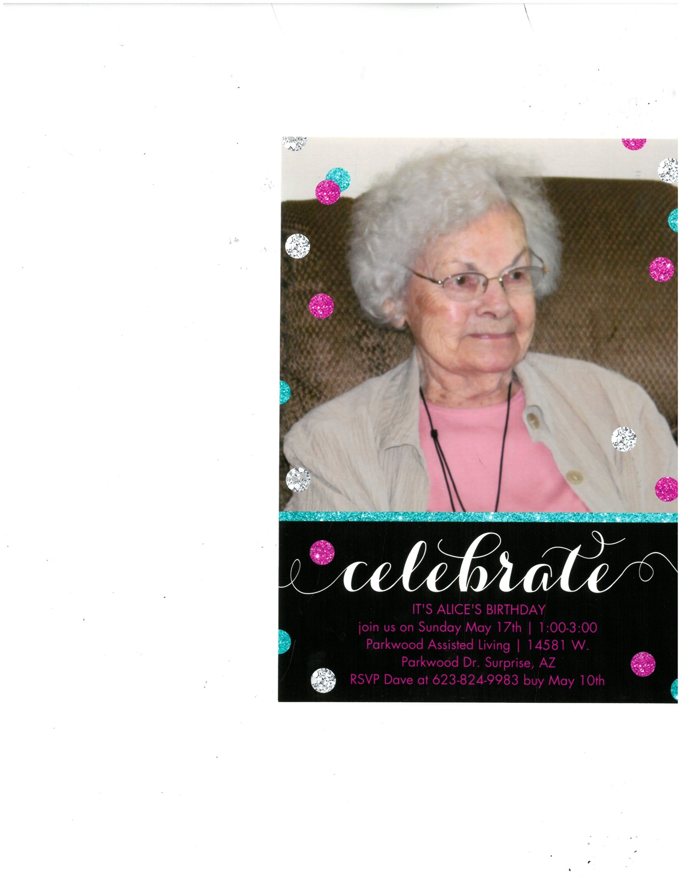 Obituary of Alice Belle Baker