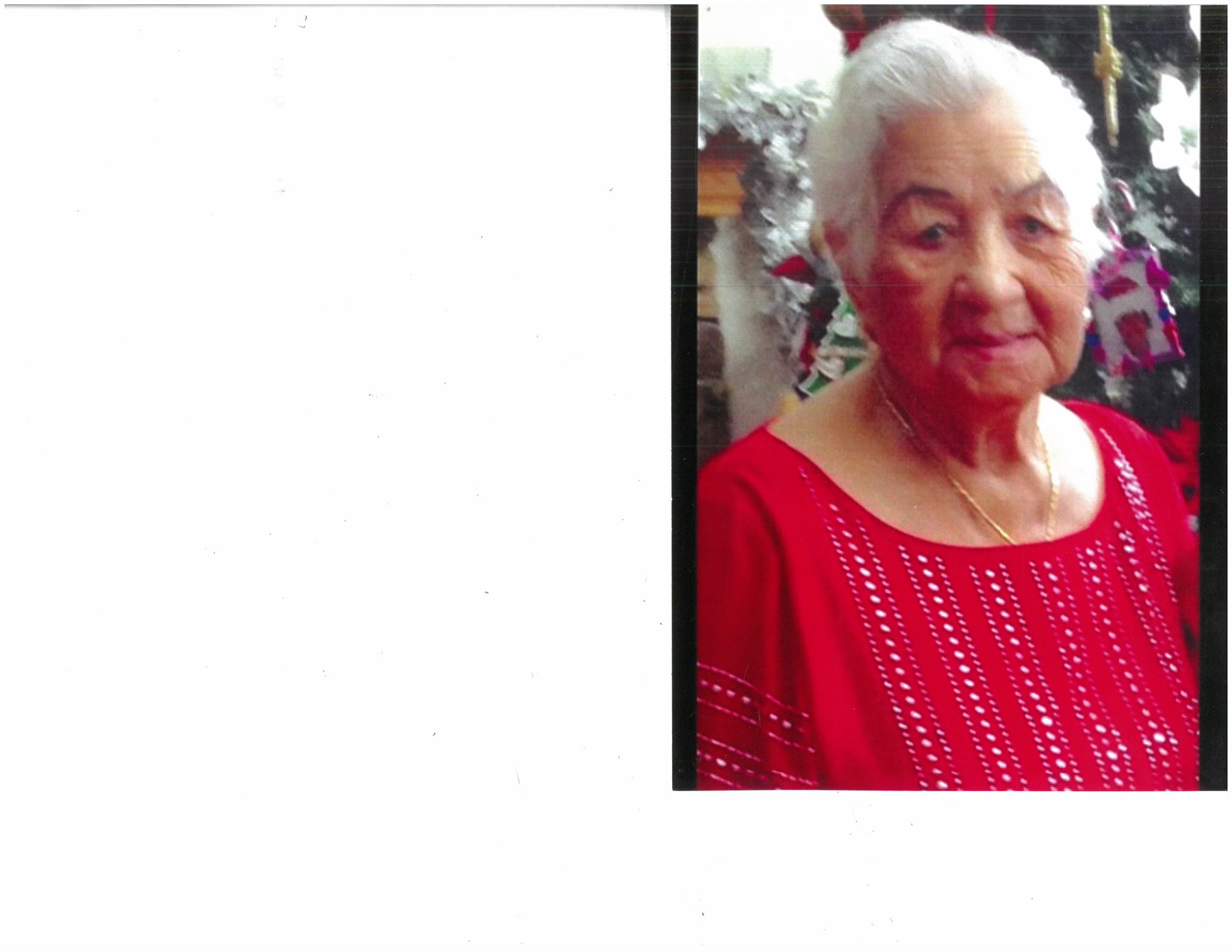 Obituary of Rosa B Mendoza