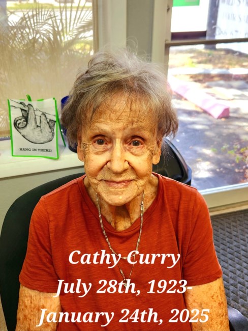 Obituary of Catherine E Curry