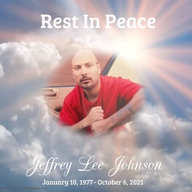 Obituario de Jeffrey Lee Johnson