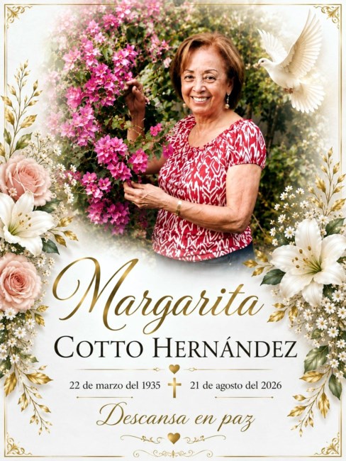 Obituario de Margarita Cotto Hernández