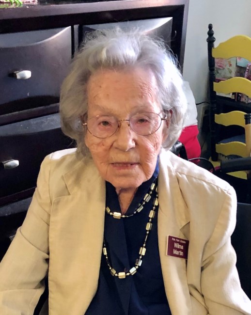 Obituary of Wilma Martin