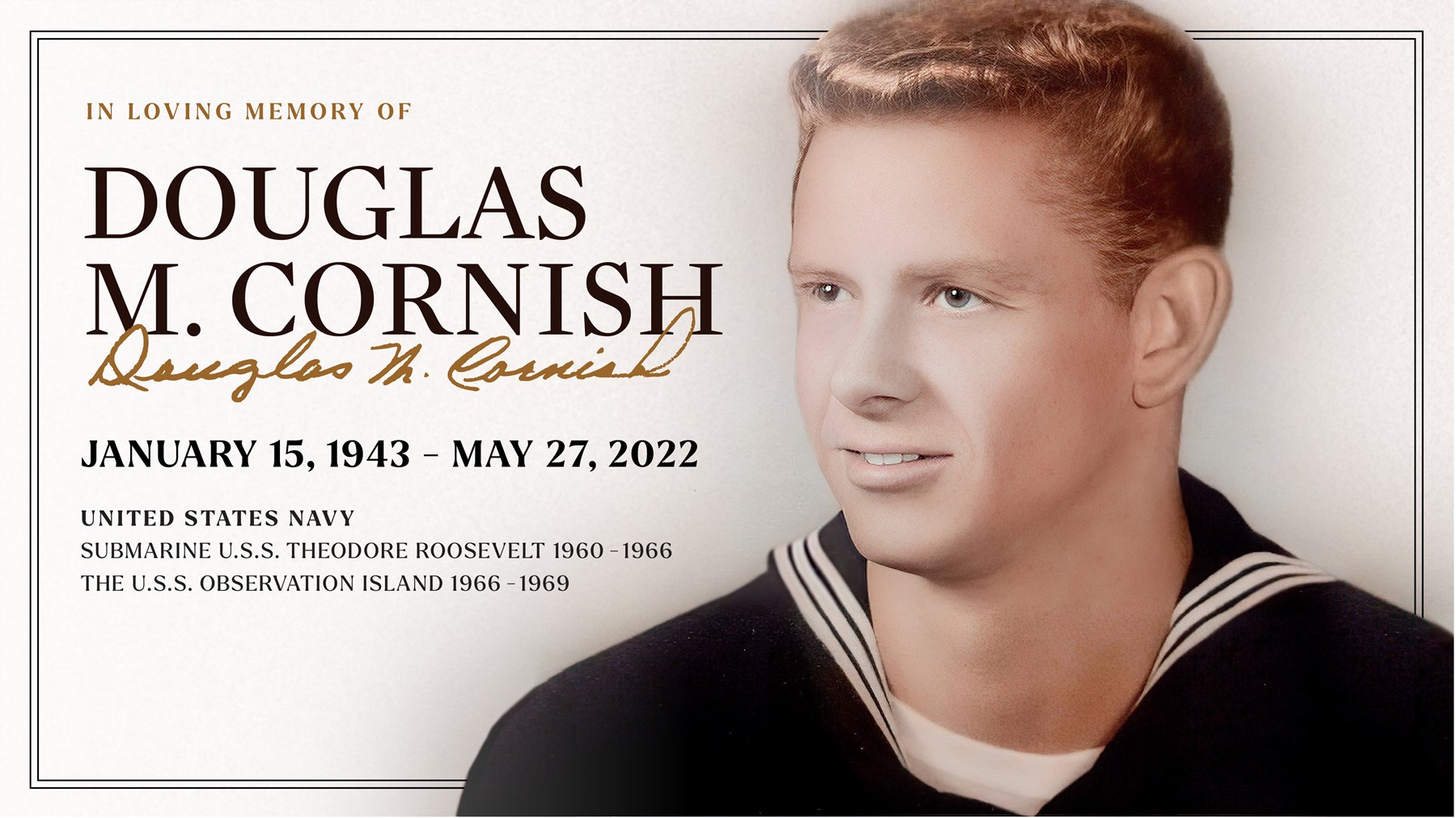 Douglas M. Cornish Obituary Harrisburg, PA