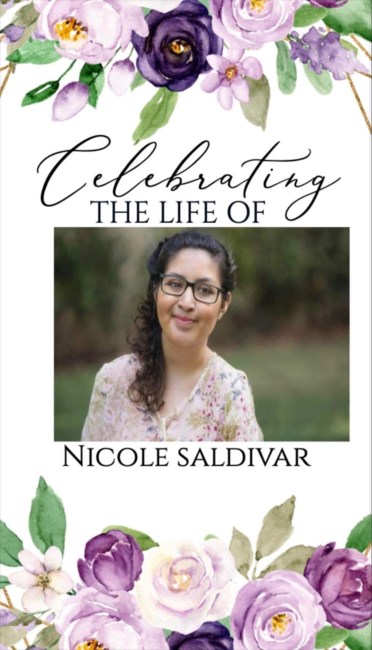 Avis de décès de Nicole Astrid Saldivar