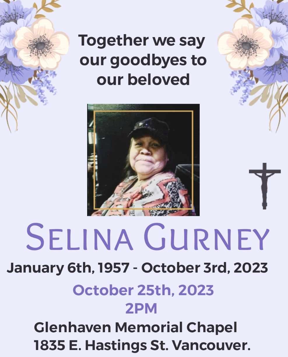 Obituary of Selina Clara Louise Gurney
