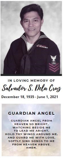 Avis de décès de Salvador S Dela Cruz