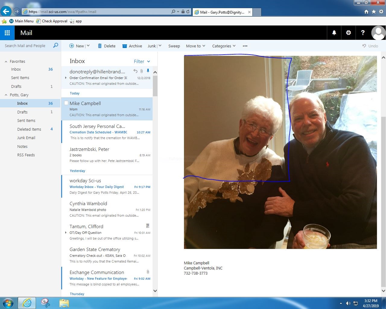 Obituary of Frances M. Campbell