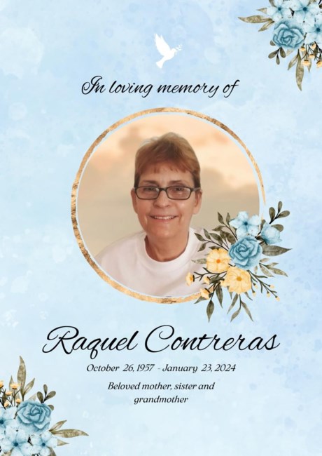 Obituary of R Raquel Contreras