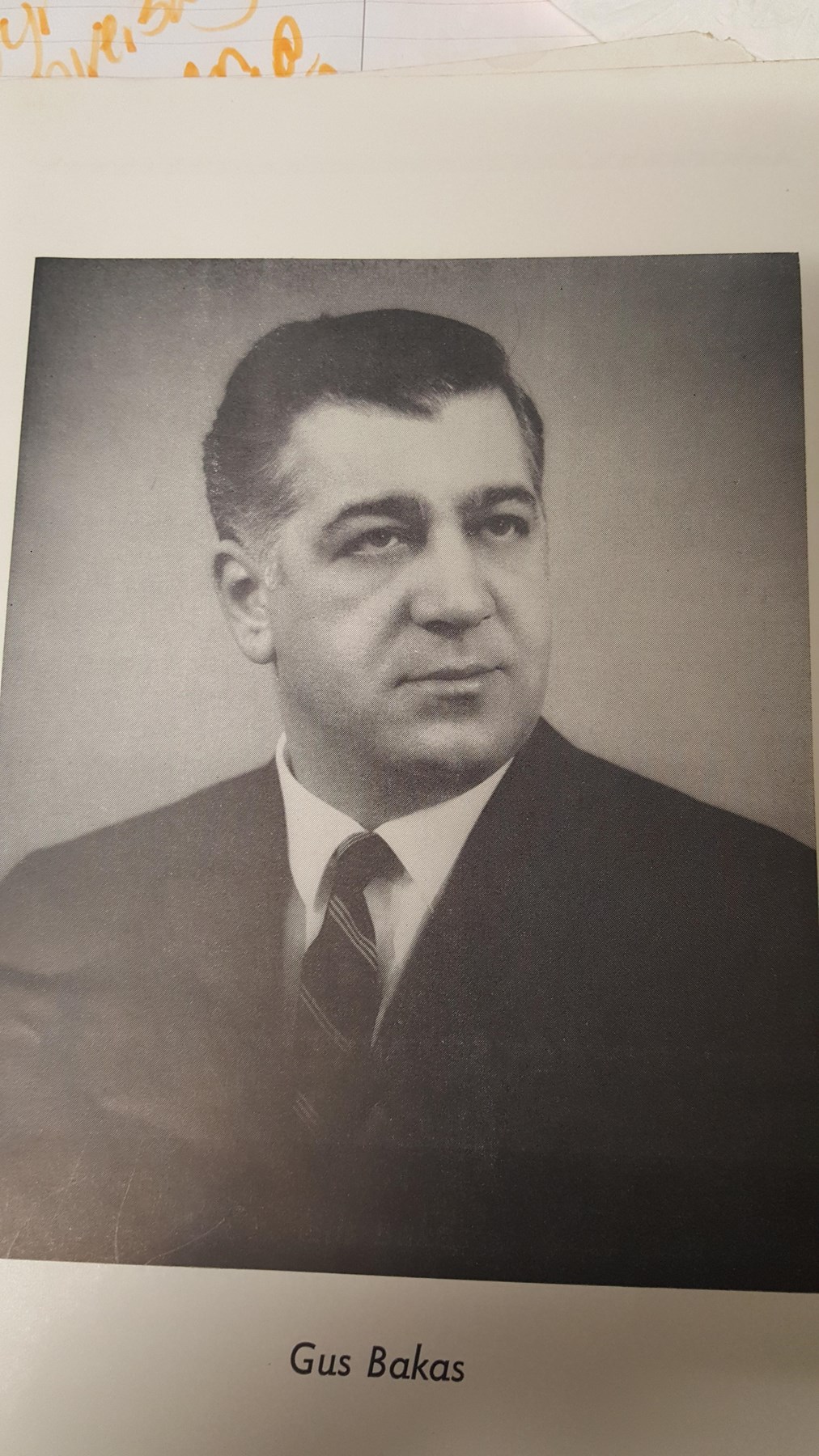 Obituary of Gus Nmn Bakas