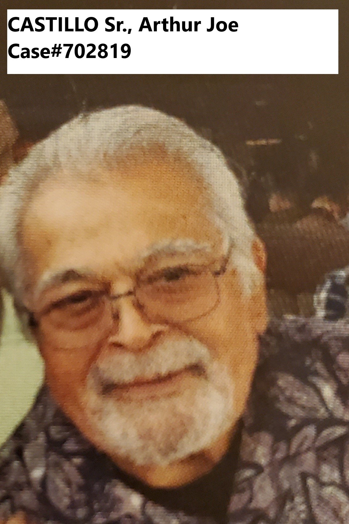 Obituary of Arthur Joe Castillo Sr.