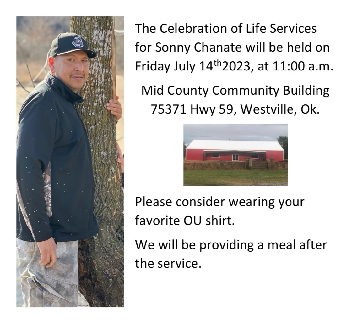 Obituary of Sonny Chanate