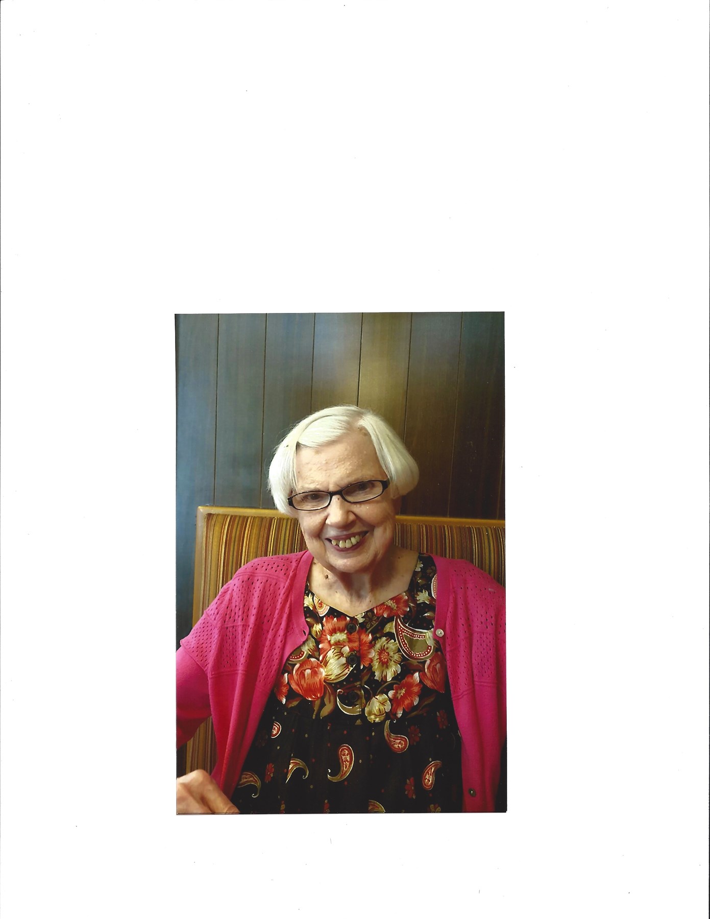 Obituary of Marie Florence Forsberg