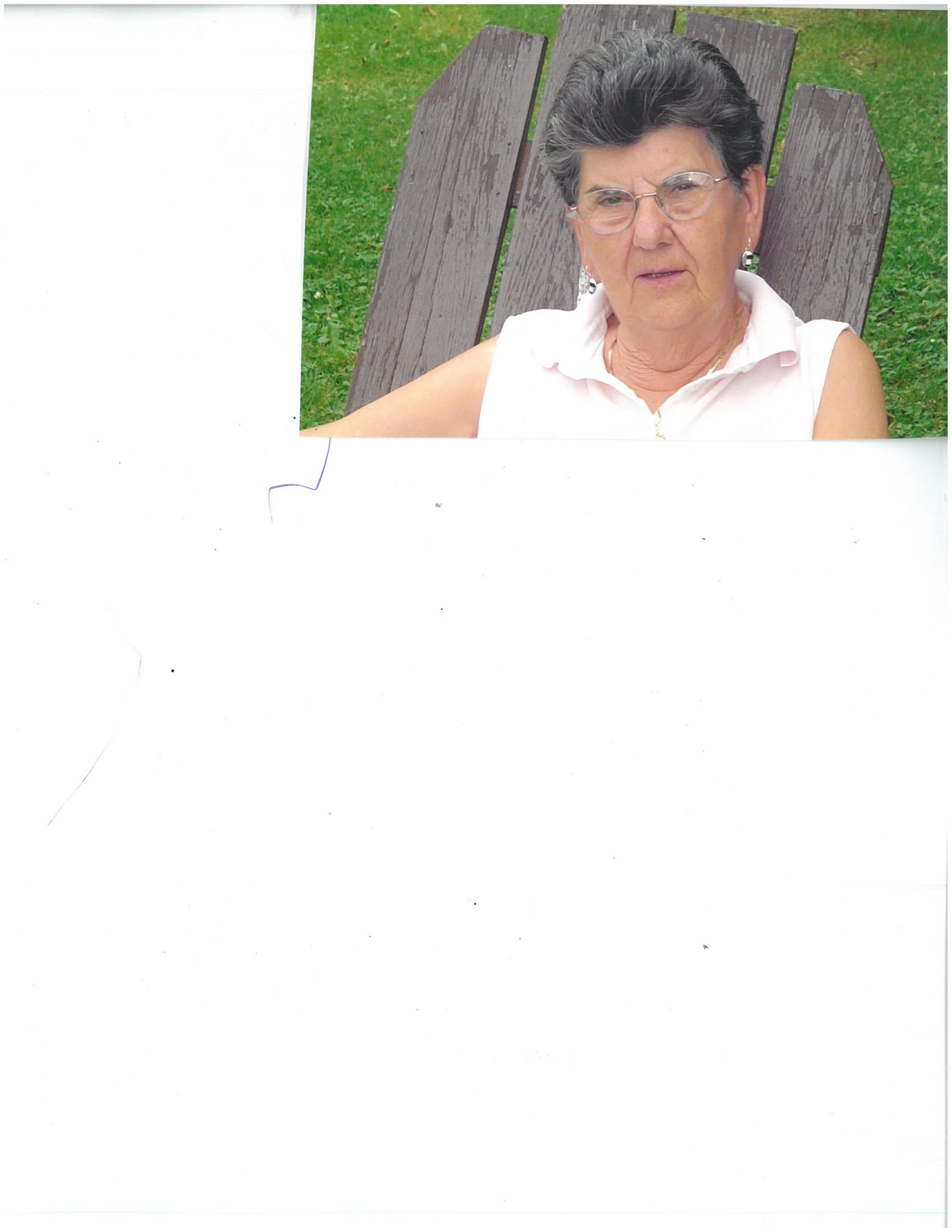 Avis de décès de Marie Pauline Aucoin