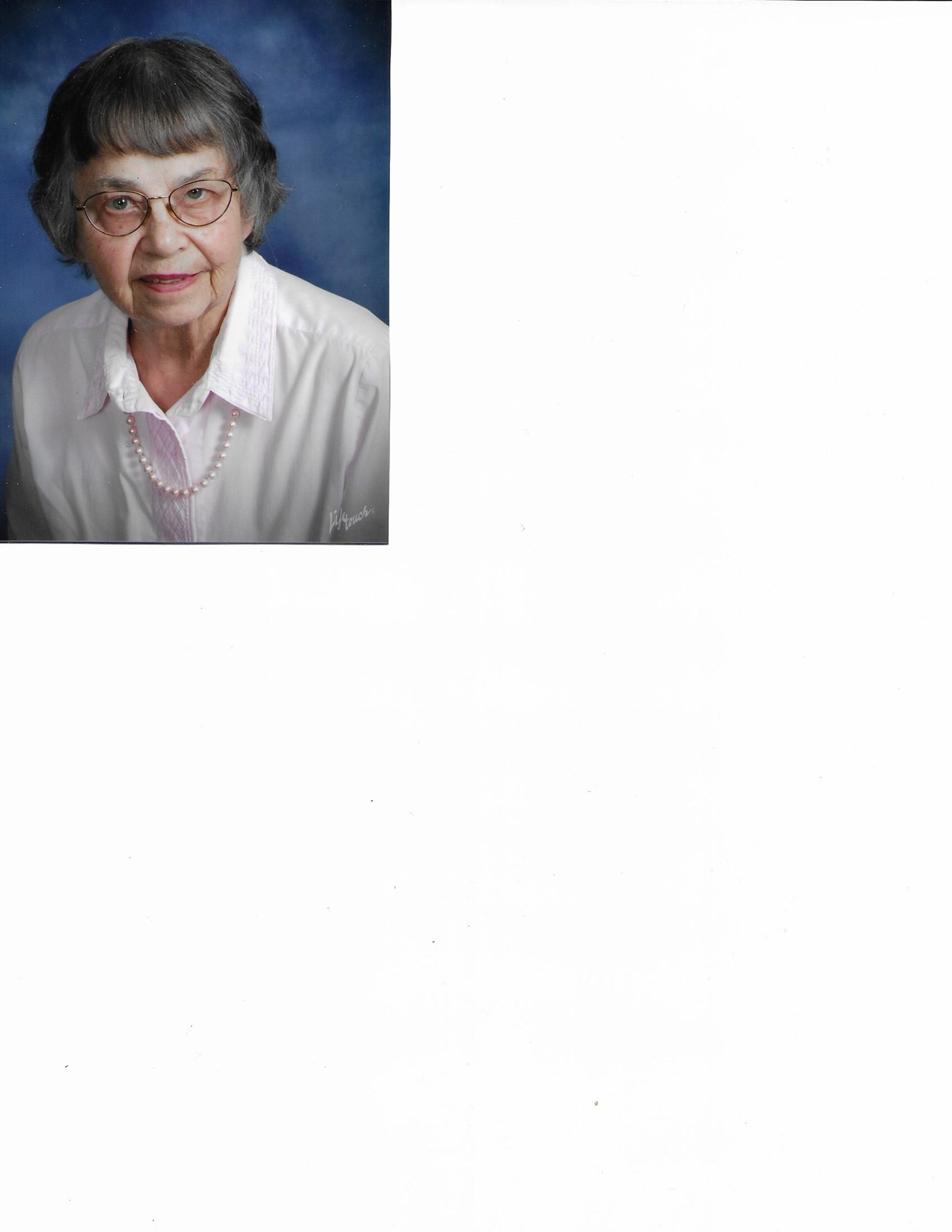 Obituary of Mary Jean Bowman