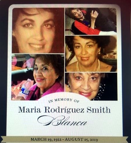 Avis de décès de Maria Josefa Smith De Rodriguez