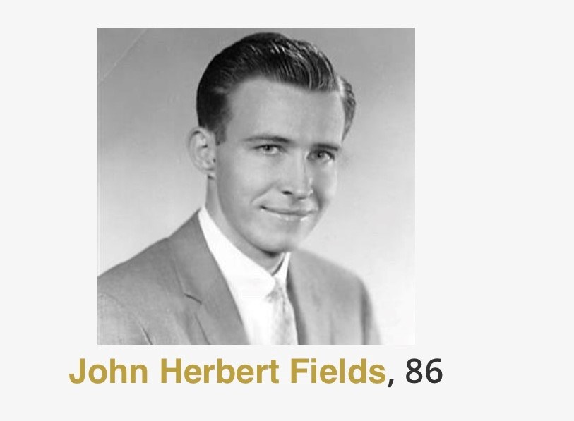 Obituary of John Herbert Fields