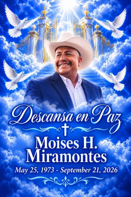 Obituary of Moises H. Miramontes