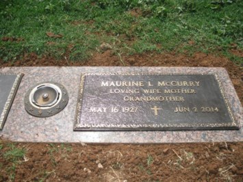 Obituary of Jean Maurine McCurry
