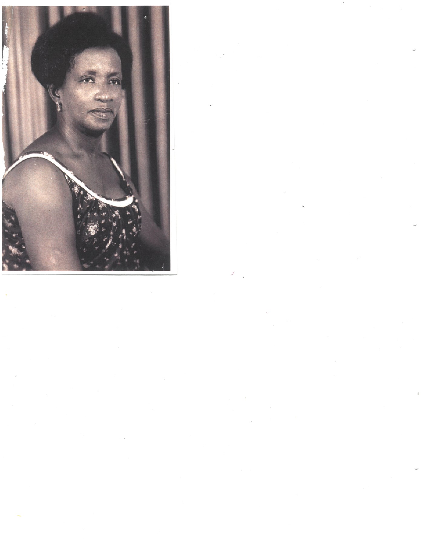 Avis de décès de Marie Rolande Poulard (Mme Lucien Poulard)