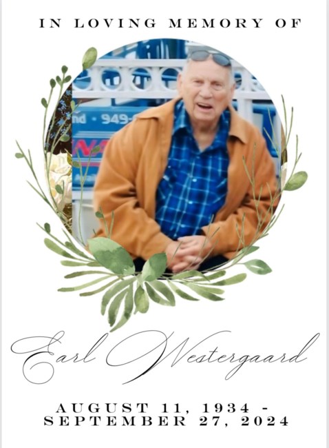 Obituary of Earl William Westergaard