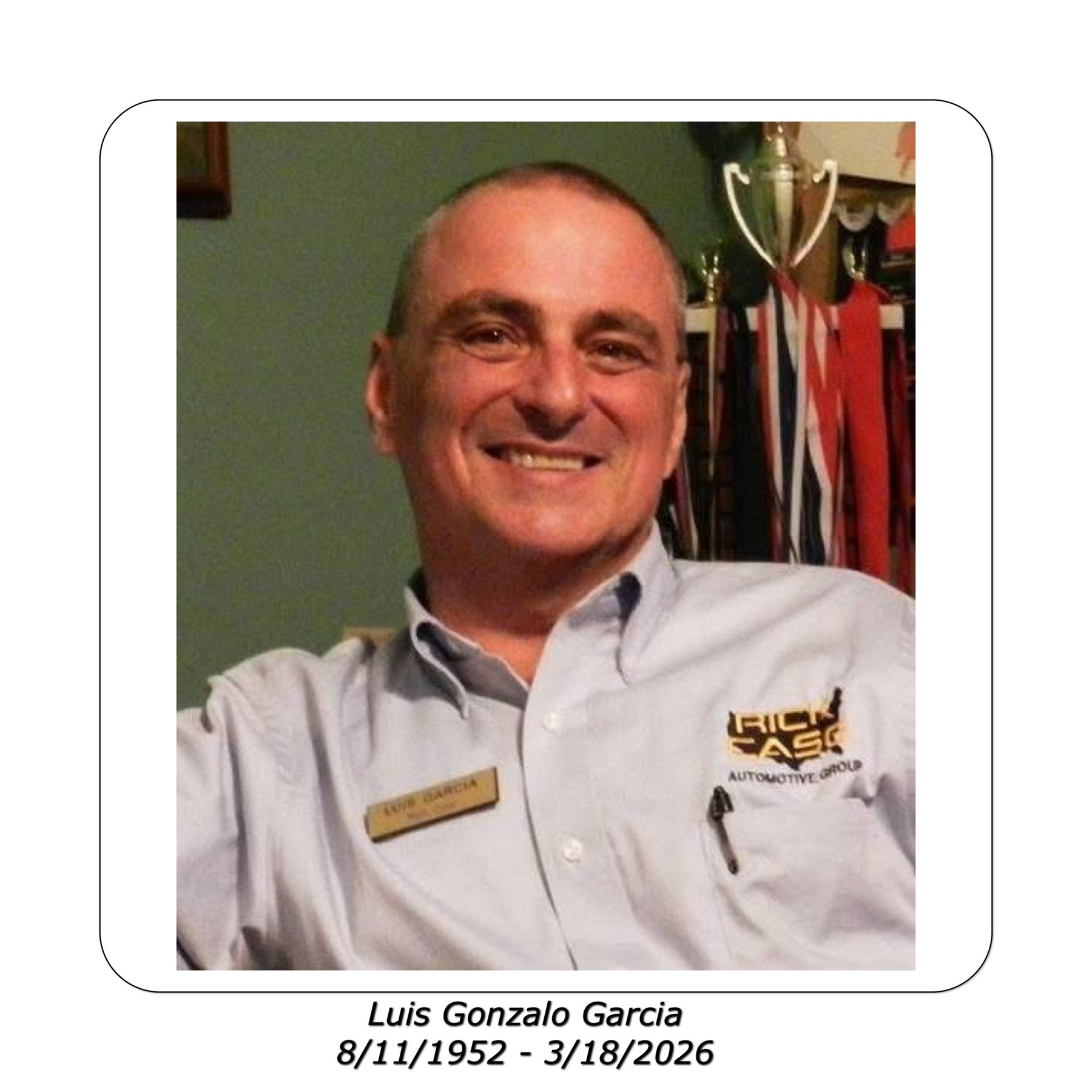 Obituary of Luis Gonzalo Garcia