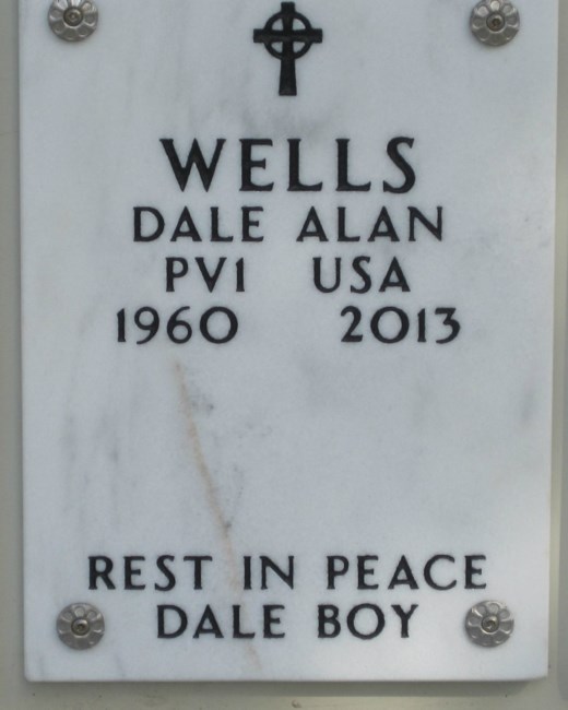 Obituary of Dale Dale Boy Alan Wells