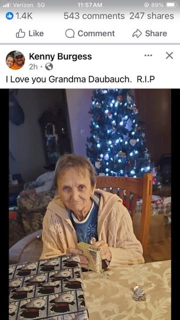 Avis de décès de Janet LaVaughn Daubach