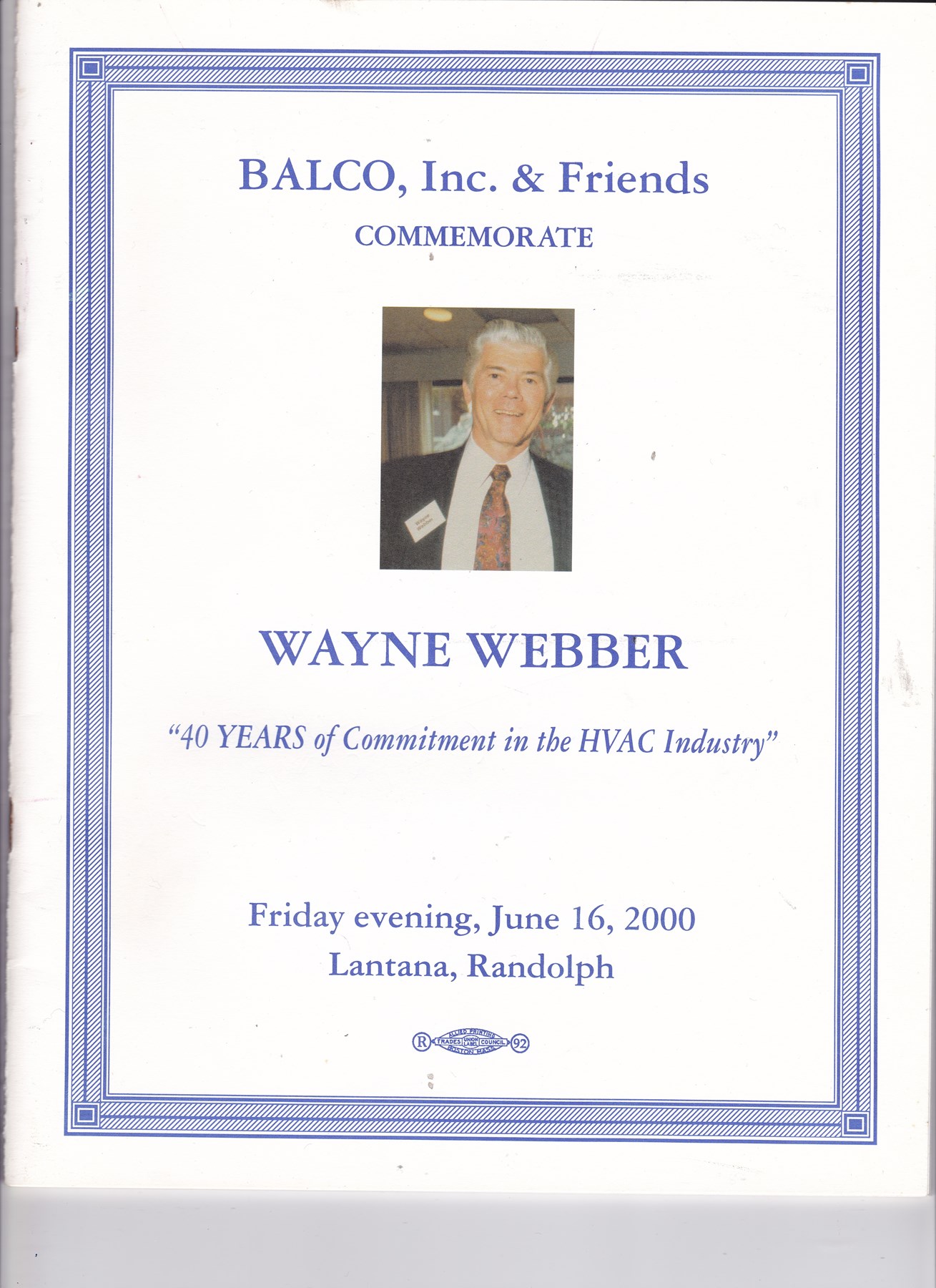 Obituary of Wayne N Webber