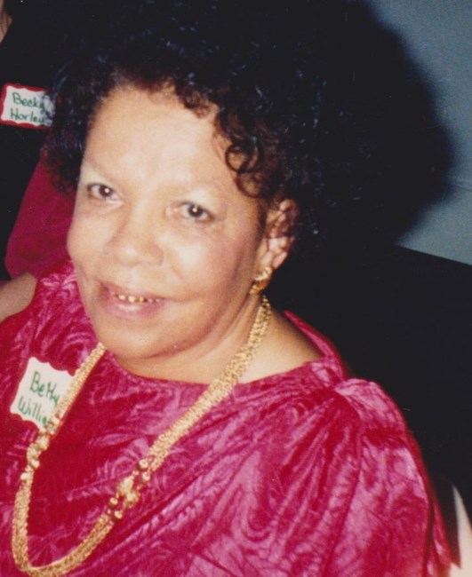 Avis de décès de Betty Lou Hudson Williams