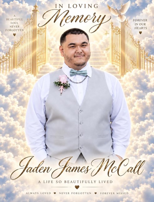 Obituary of Jaden James McCall