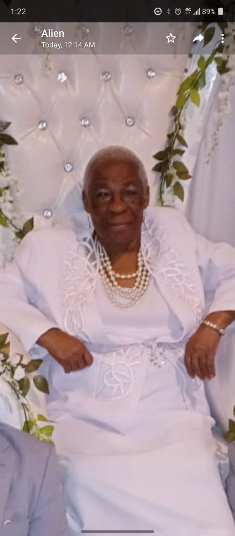 Obituary of Philomene Jeanty Bernard