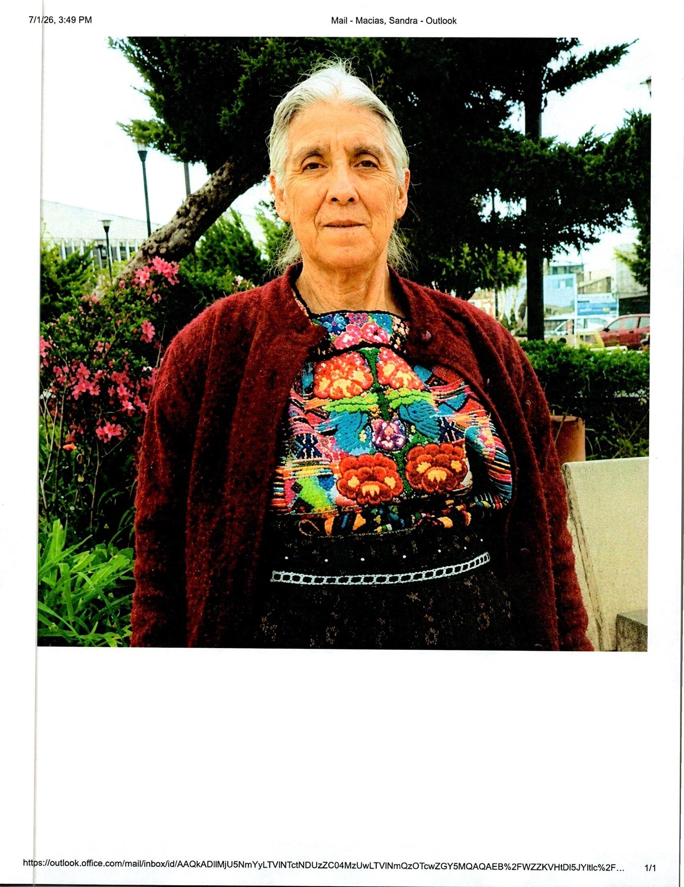 Obituary of Juana Julia Garcia Mazariegos