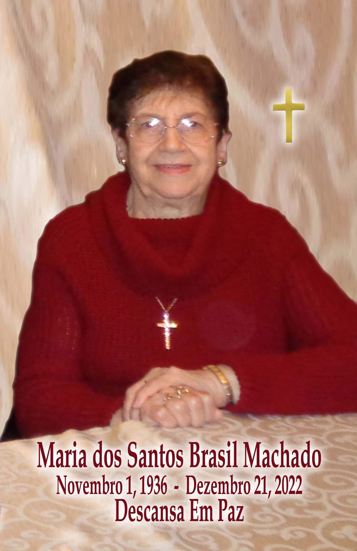 Obituary of Maria Dos Santos Brasil Machado