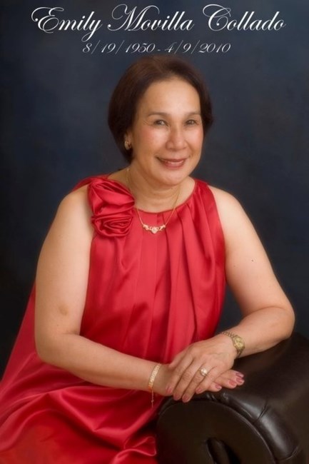 Obituary of Emily Movilla Collado