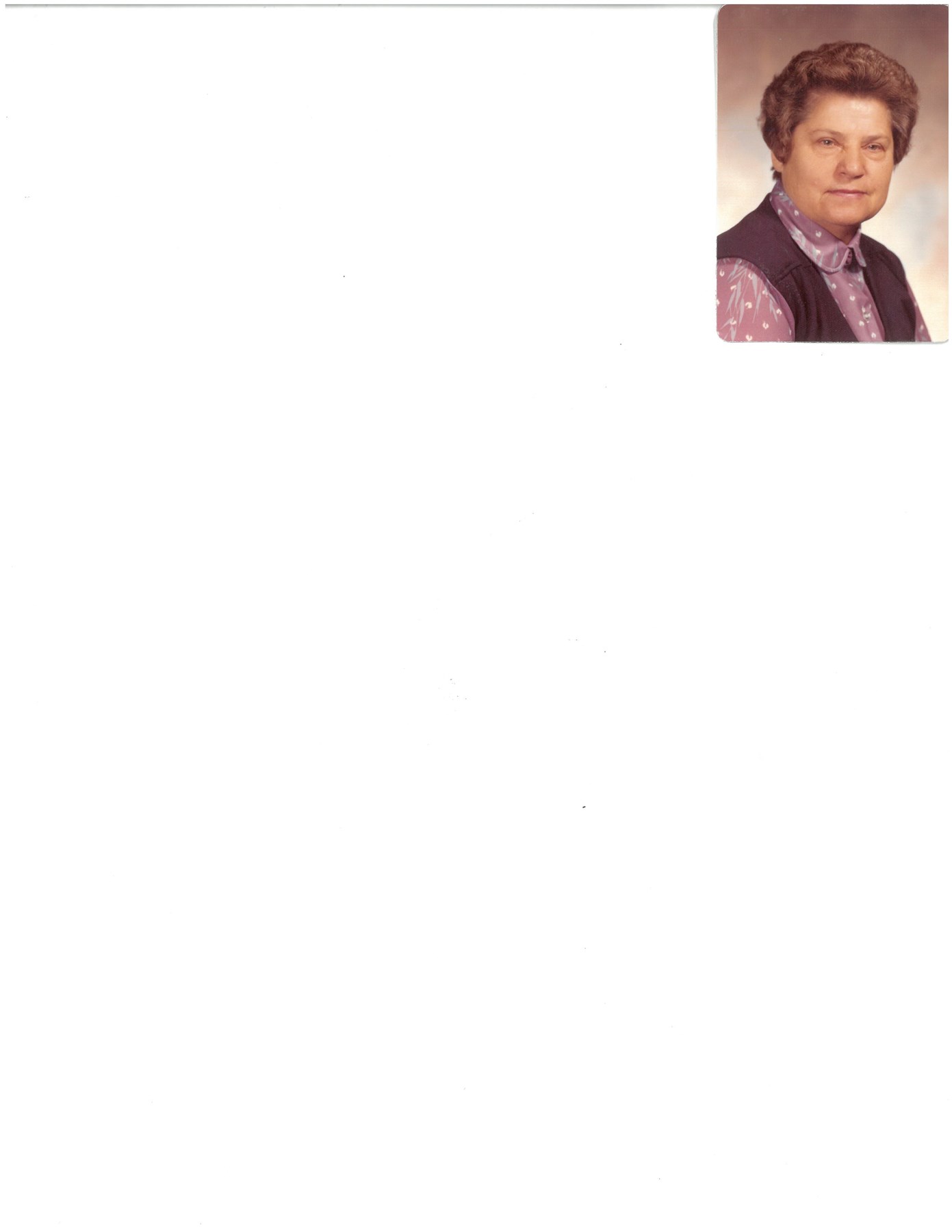 Obituary of Gladys Marie Dodd