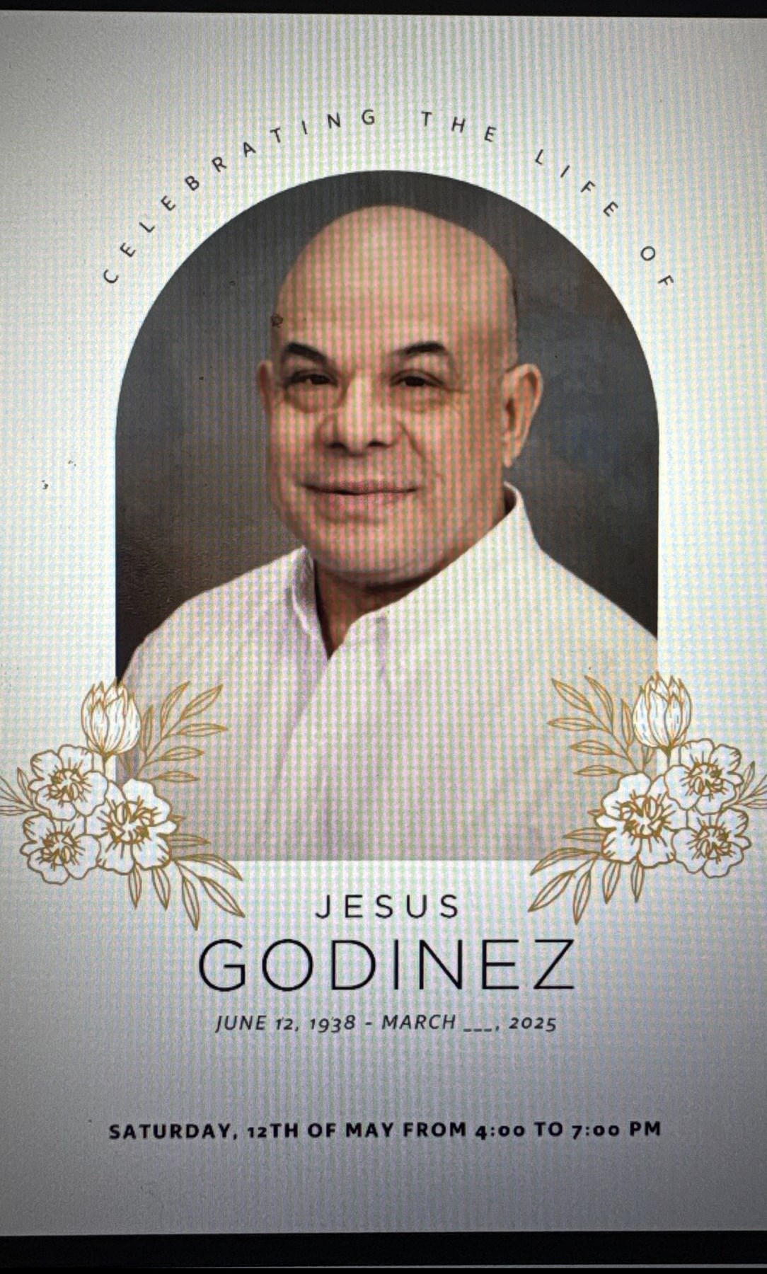 Obituary of Jesus Godinez