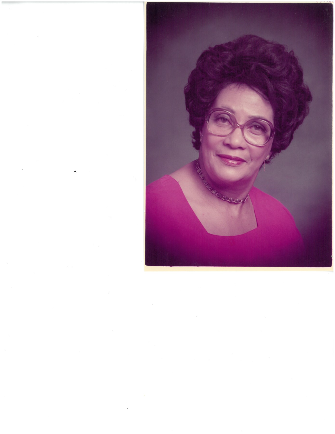 Avis de décès de Winifred I. Lewis